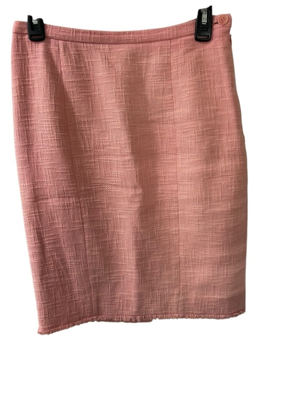 Moschino Chic and Cheap Pink Textured Pencil Skirt